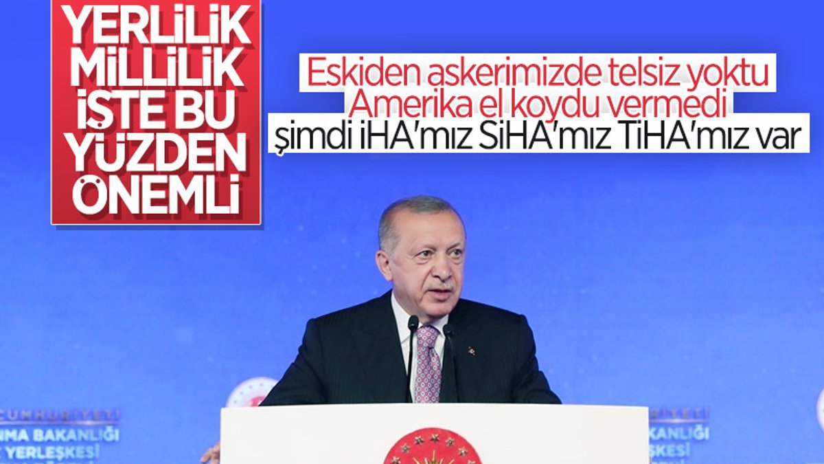 Cumhurbaşkanı Erdoğan: Savunma sanayiinde ihracata başladık