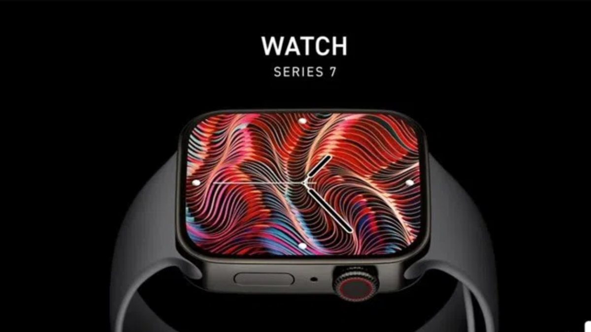 Apple Watch Series 7'nin tasarımını gösteren görseller