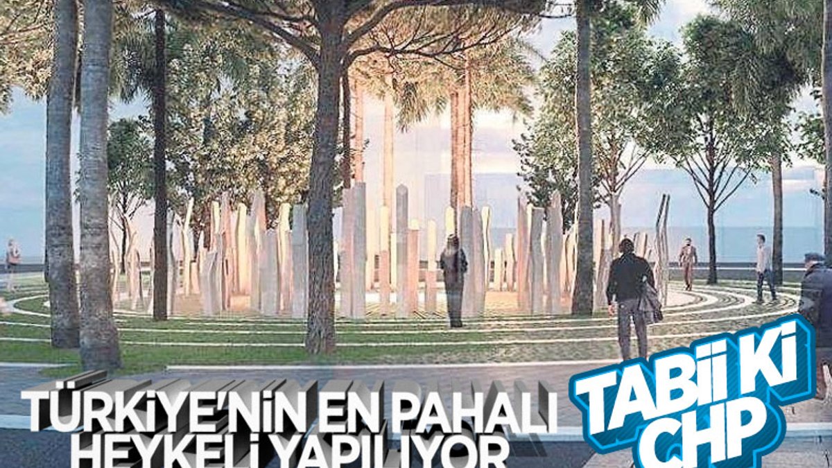 CHP'li İzmir Büyükşehir Belediyesi'nden 1 milyon 915 bin liralık heykel ihalesi