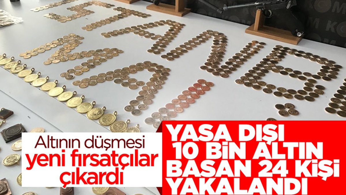 İstanbul merkezli 'altın' operasyonu: 24 gözaltı
