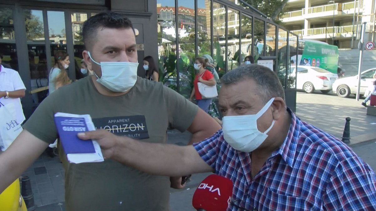 İstanbul'da çalışma belgeleri iptal edilen taksicilerin isyanı