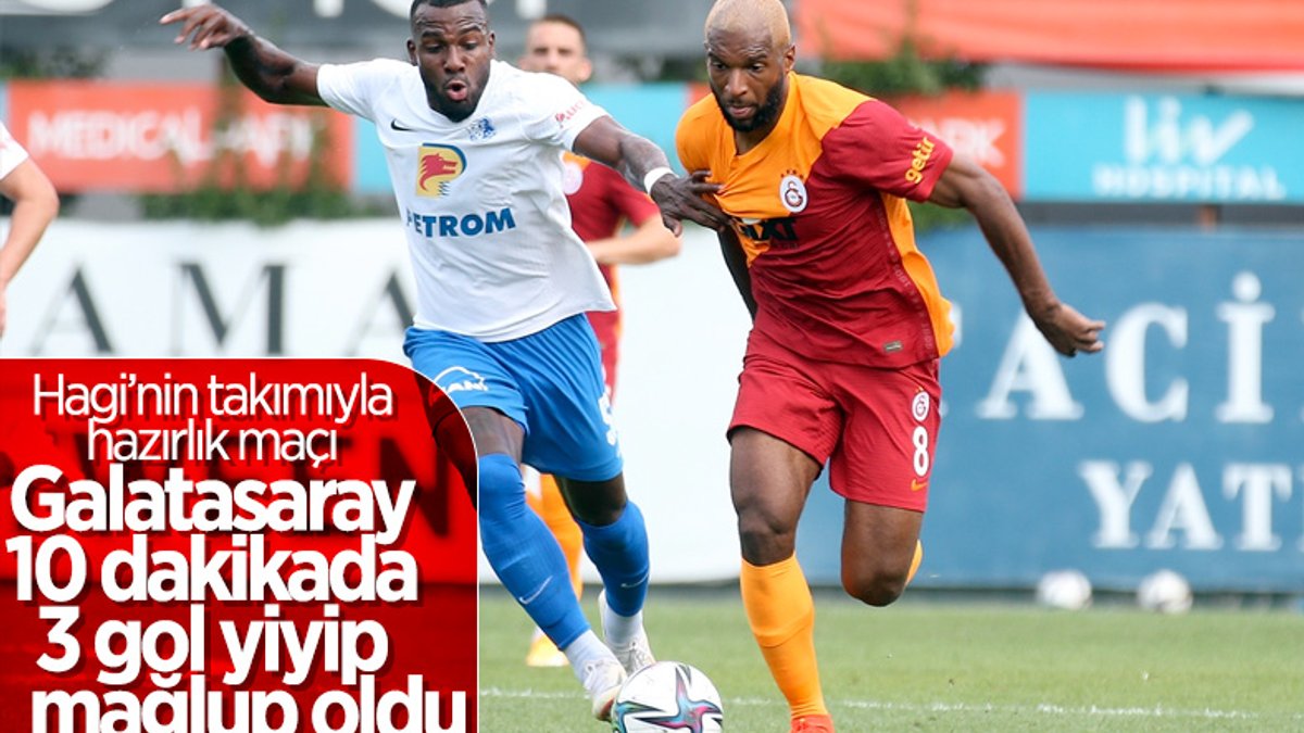 Galatasaray, hazırlık maçında Farul Constanta'ya yenildi