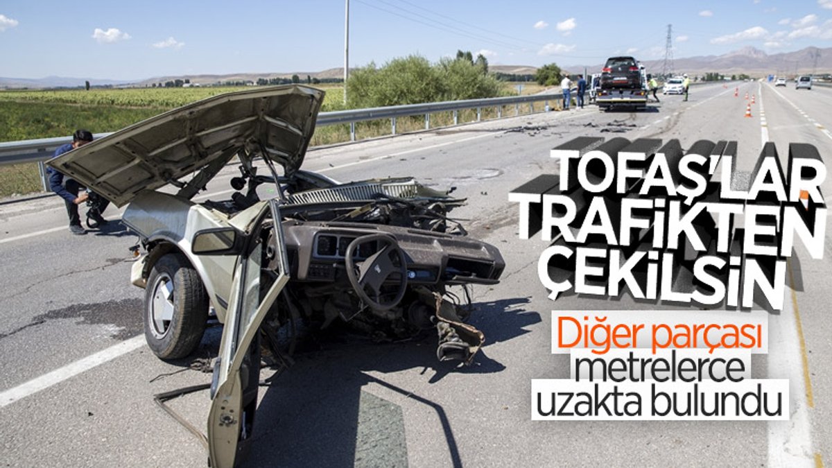 Erzurum’da otomobil kazada ikiye bölündü: 5 yaralı