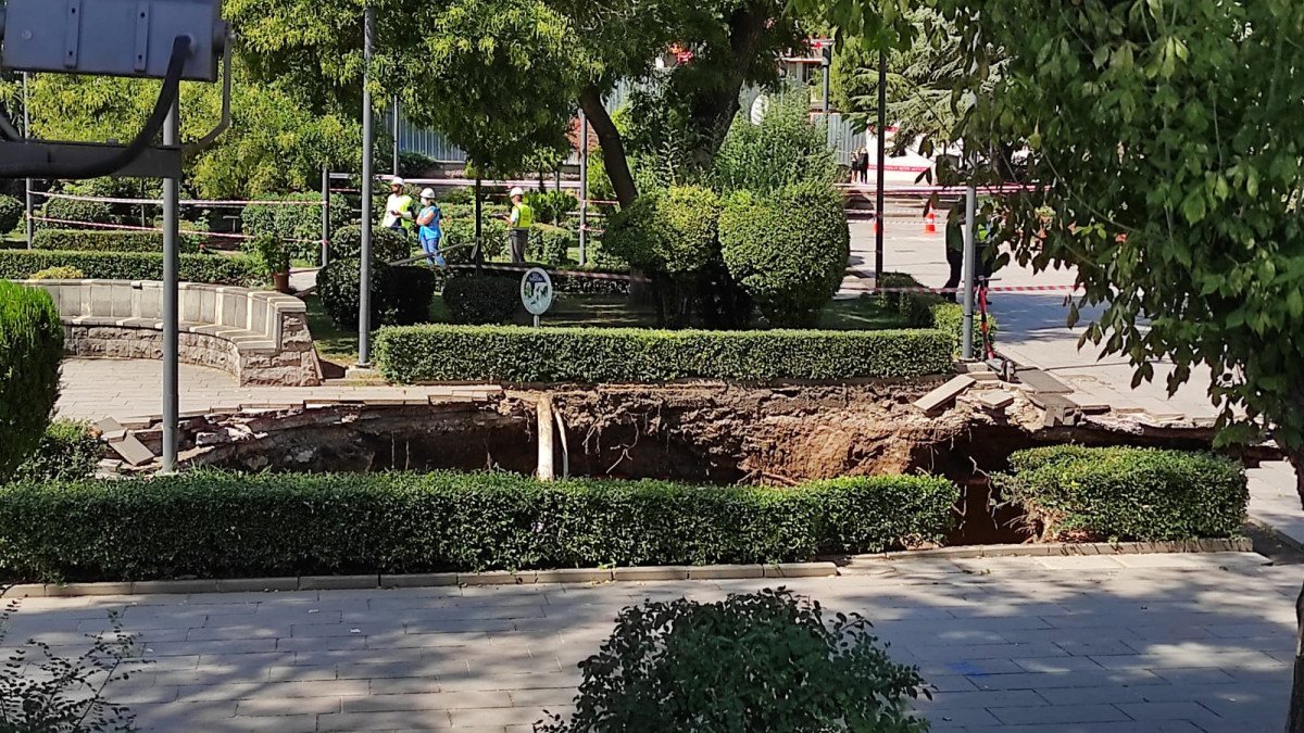 Ankara'da metro inşaatında göçük
