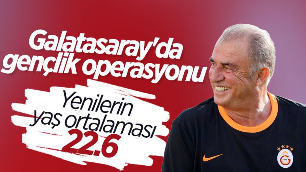 Galatasaray'ın yeni transferlerinin yaş ortalaması 22.6
