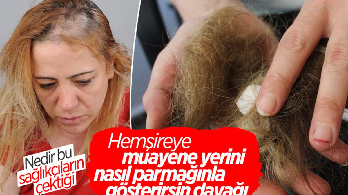 Gaziantep'te kadın hasta hemşireye saldırdı