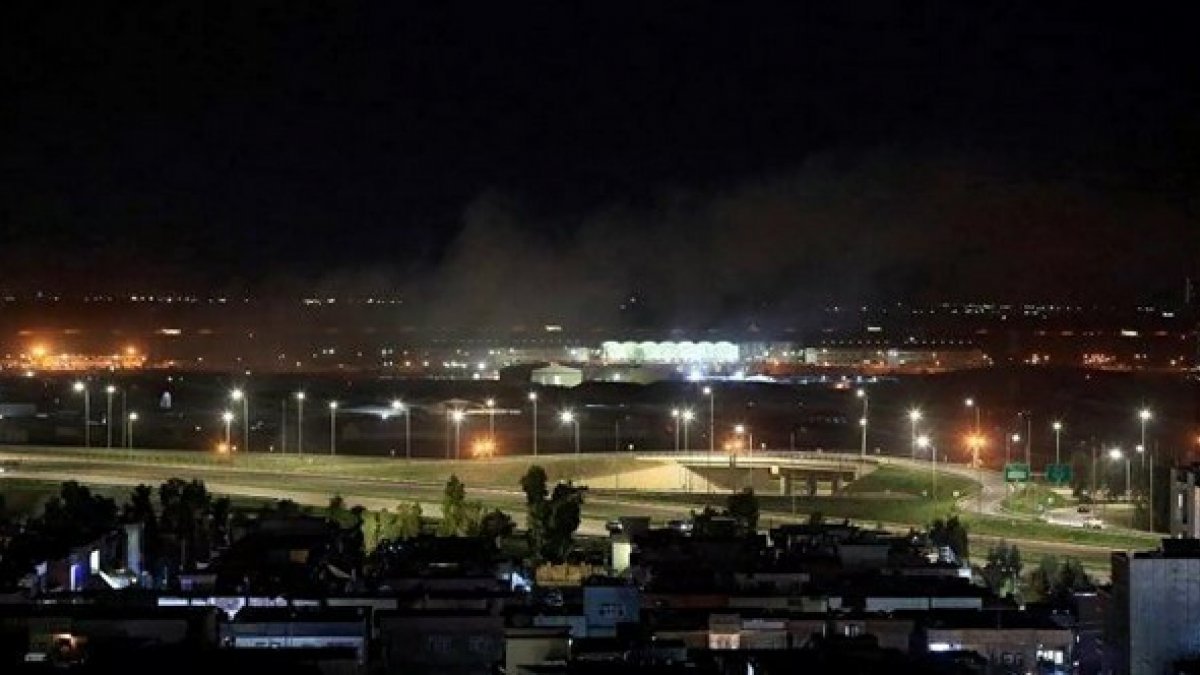Erbil'de ABD askerlerinin de bulunduğu havalimanına İHA ile saldırı