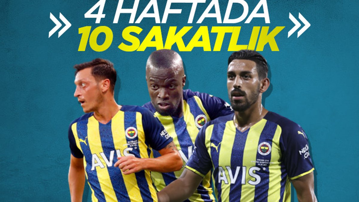 Fenerbahçe'de sakatlıklar erken başladı