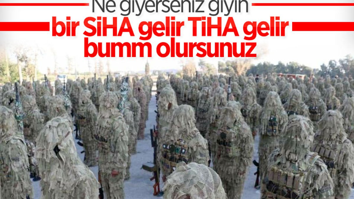 PKK'lı teröristlere yeni kamuflaj gönderildi
