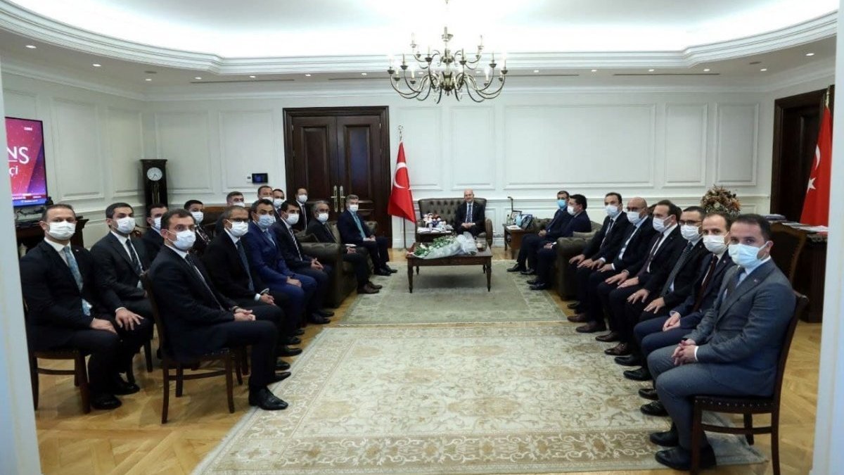 İçişleri Bakanı Süleyman Soylu mülkiye müfettişleriyle buluştu