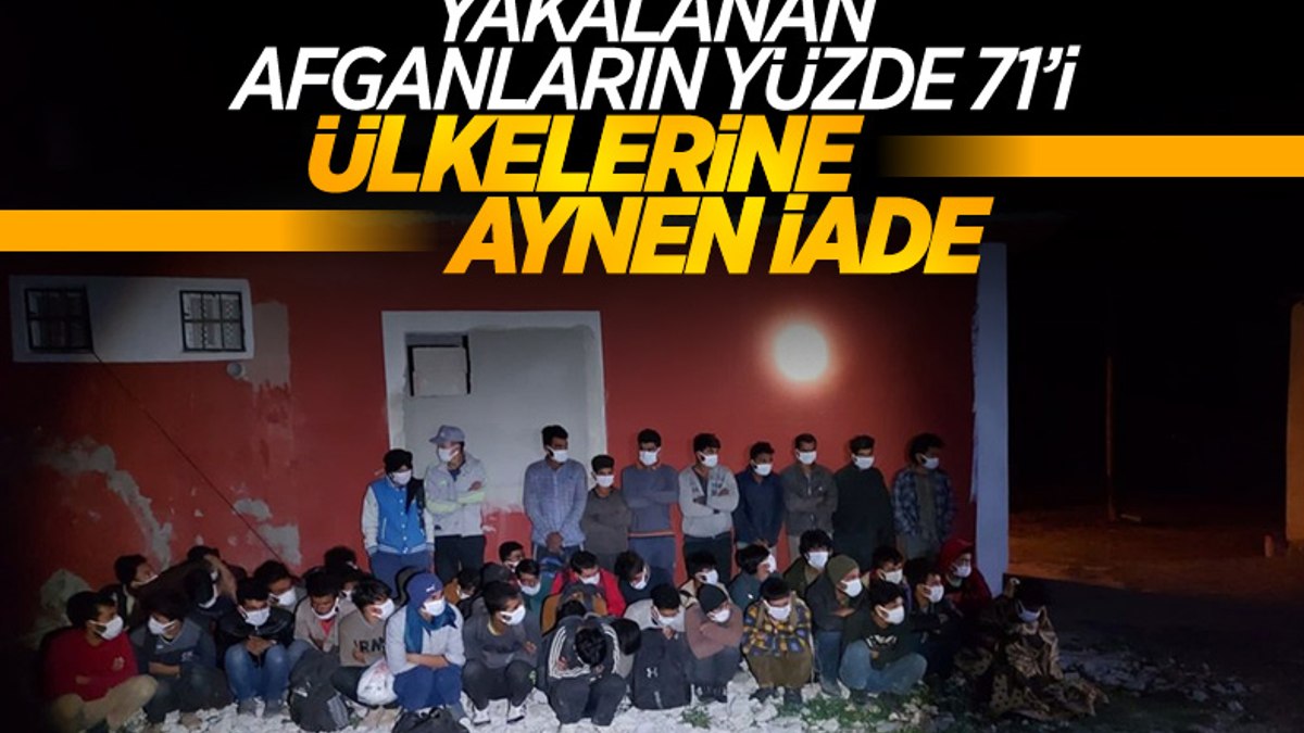 Süleyman Soylu: Yakalanan Afganların yüzde 71i geri gönderildi