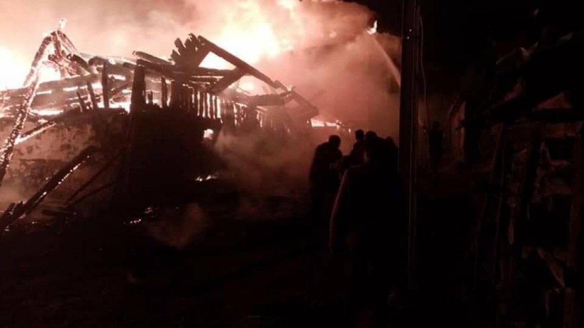 Ankara'da yangın çıktı