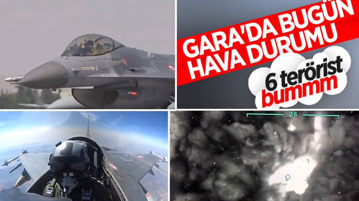 Gara'da 6 PKK'lı terörist etkisiz hale getirildi