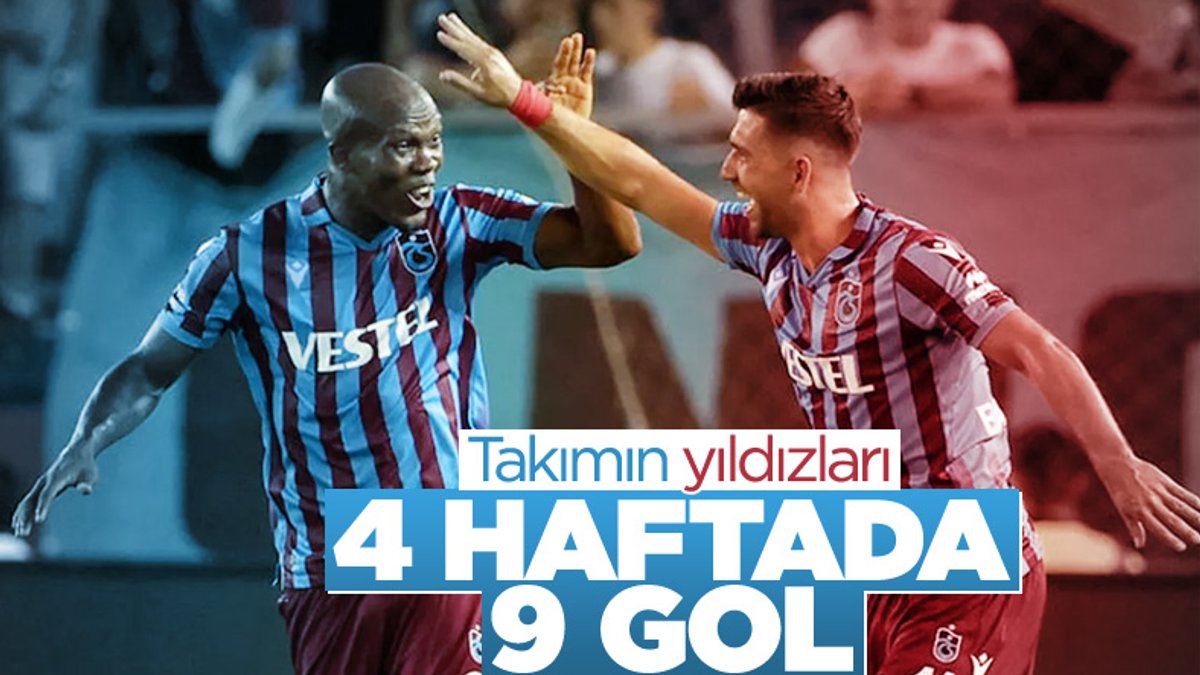 Nwakaeme ve Bakasetas Trabzonspor'u sırtlıyor