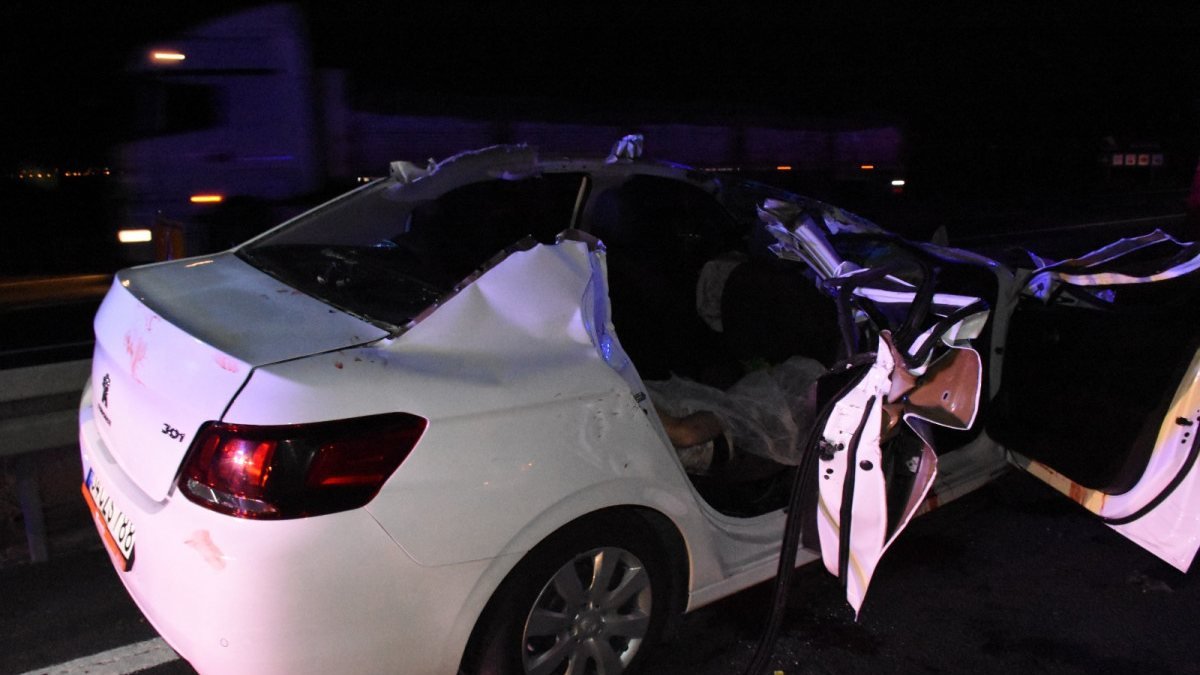 Aksaray'da düğün yolun kaza: 2 ölü, 4 yaralı