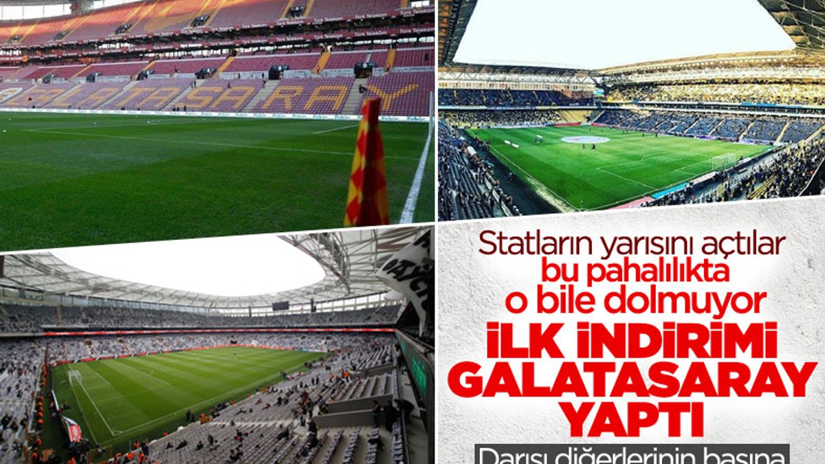 Galatasaray, bilet fiyatlarını revize etti