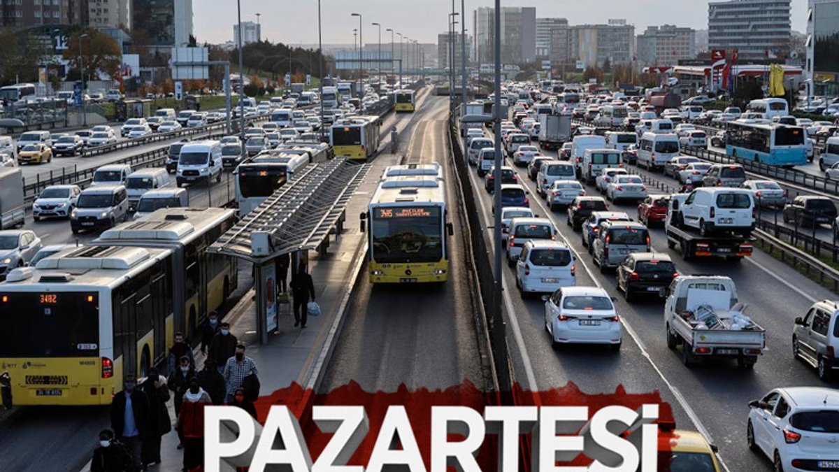 İstanbul’da trafik: Bazı noktalar kilit