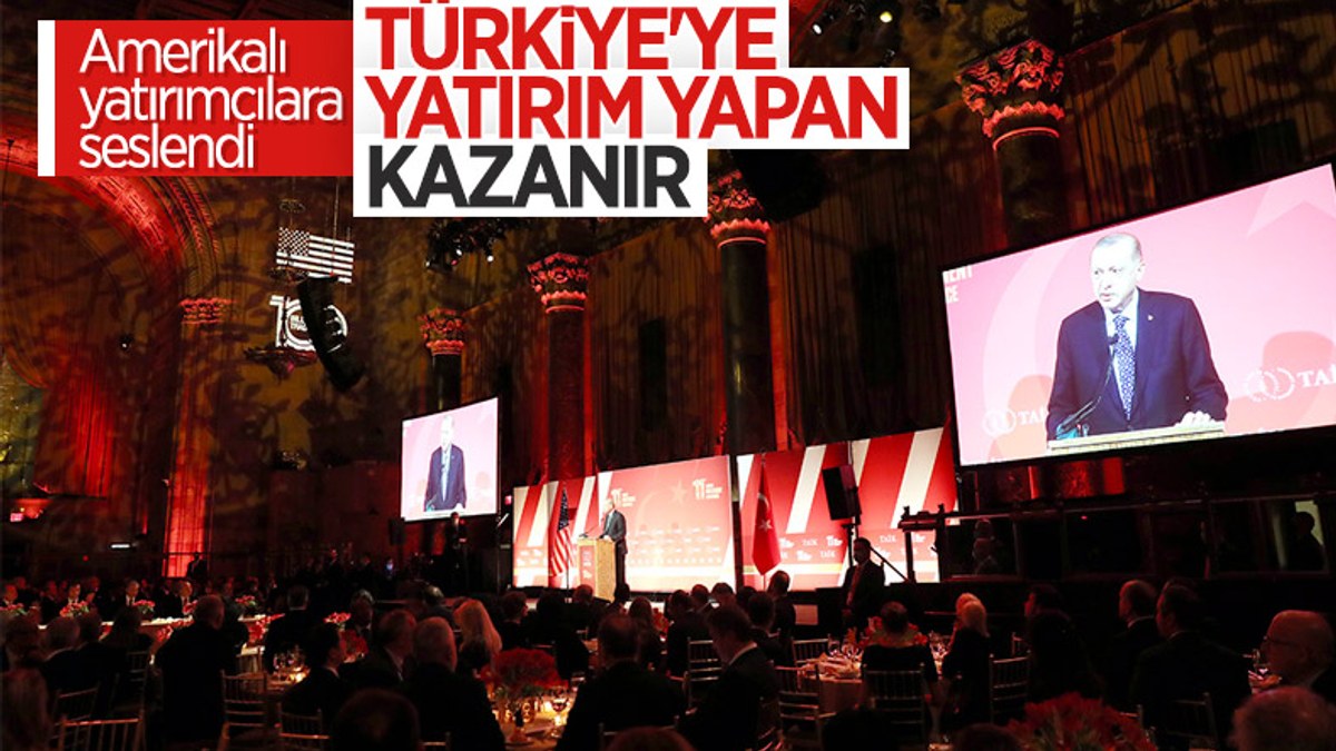 Cumhurbaşkanı Erdoğan, ABD’li yatırımcılara Türkiye’yi anlattı