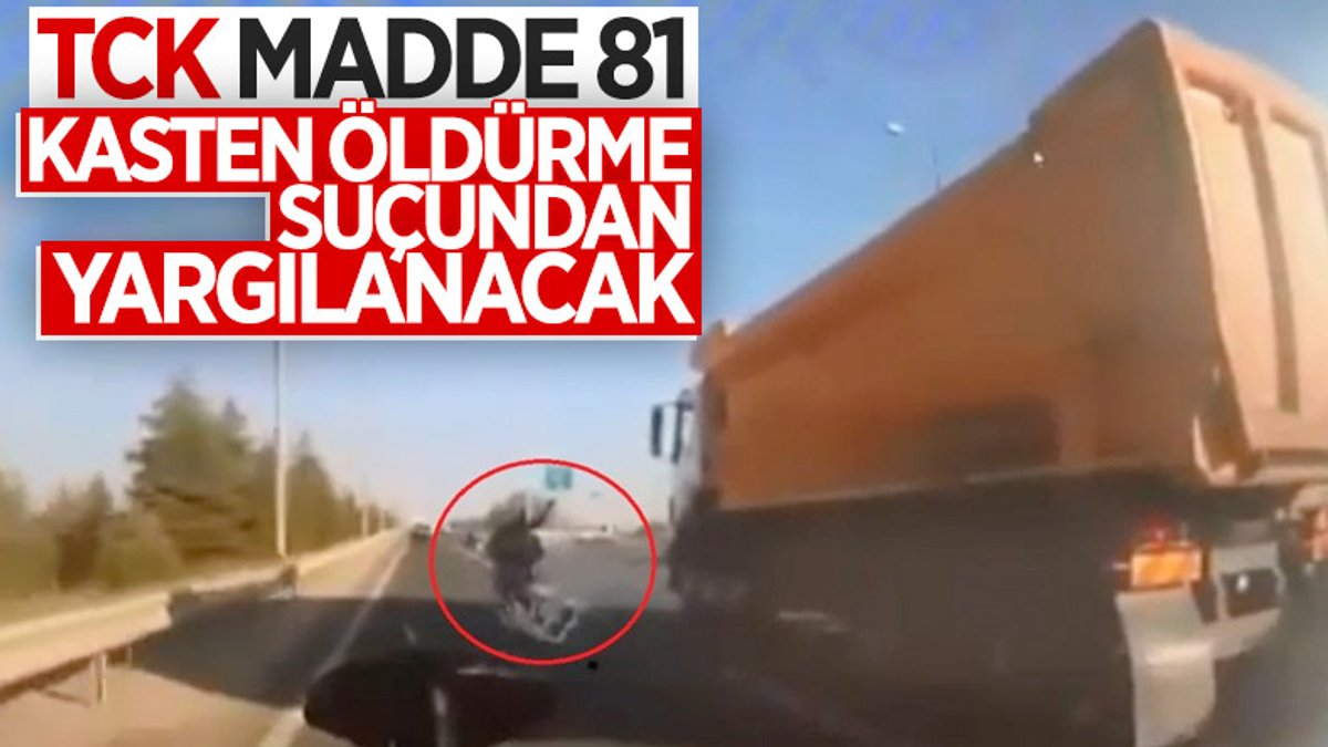 Ankara’da motosikletliye bilerek çarpan sürücünün soruşturması tamamlandı