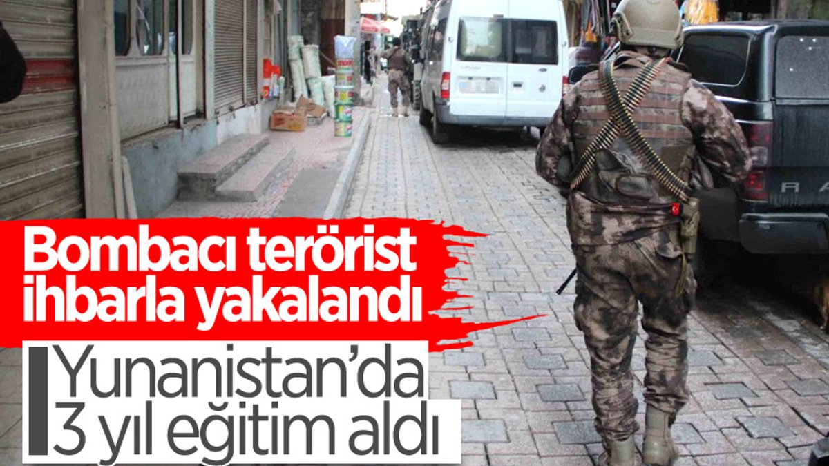 Diyarbakır'da bombalı eylem hazırlığındaki terörist yakalandı