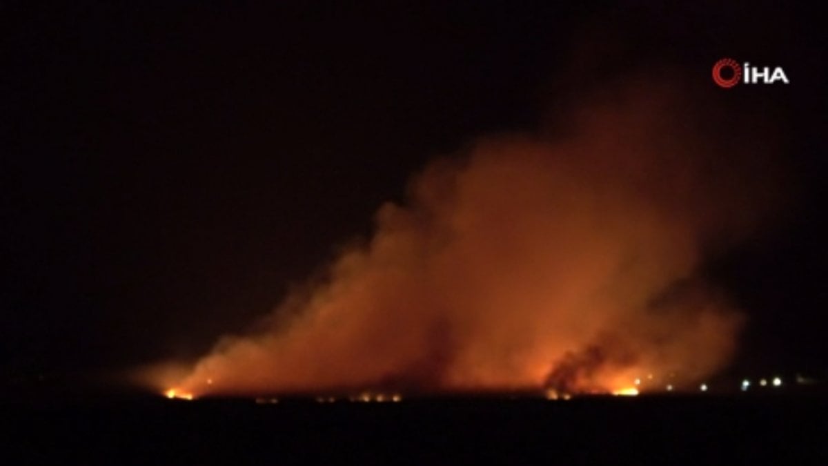 Hakkari'de gerçekleşen yangına vatandaşlar da müdahale etti