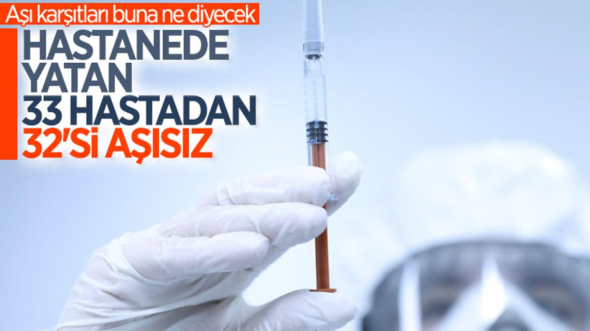 Ankara'da hastanede yatan 33 gebe hastadan 32'si aşısız