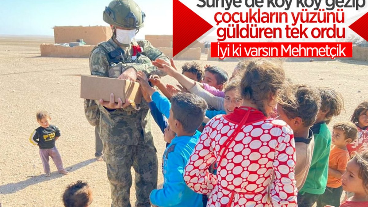 MSB, Barış Pınarı bölgesinde ihtiyaç sahiplerine yardım dağıttı