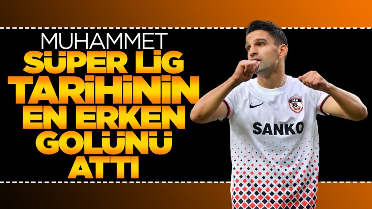 Muhammet Demir Süper Lig tarihinin en erken golünü attı