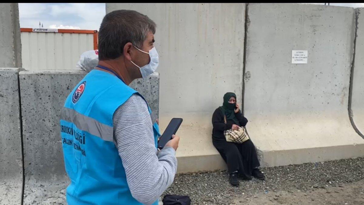 Kırıkkale'de testi pozitif olan kadın yolculuk sırasında yakalandı