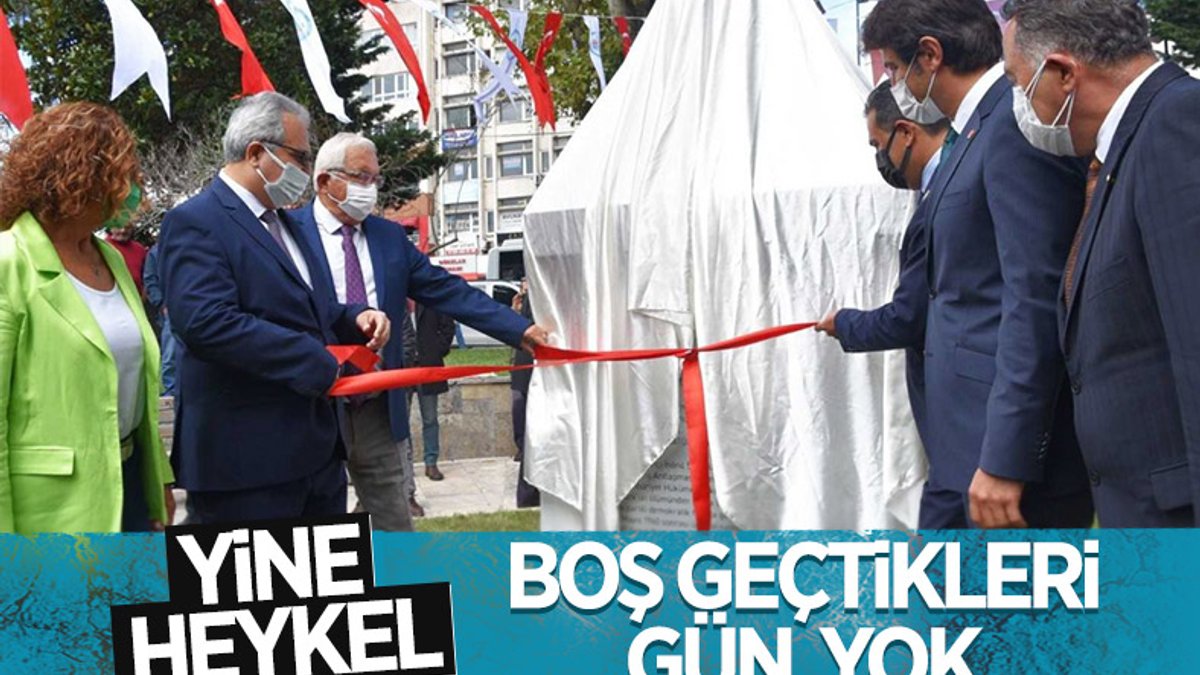Zonguldak'ta İsmet İnönü'nün adı verilen park ve büst açıldı