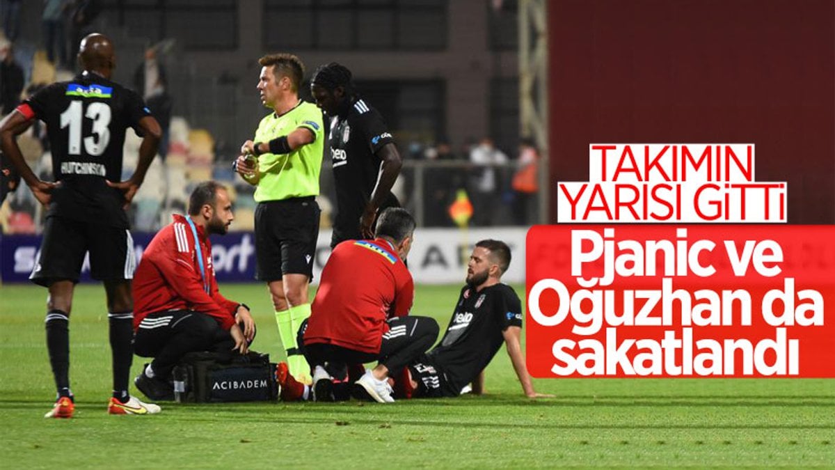 Beşiktaş'ın iki oyuncusu daha sakatlandı