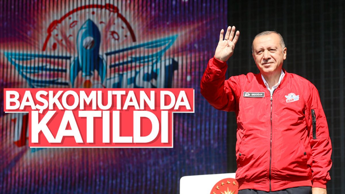 Cumhurbaşkanı Erdoğan, TEKNOFEST'e katıldı