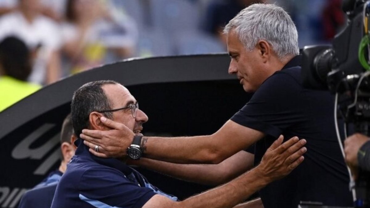 Roma derbisi sonrası Mourinho ve Sarri'nin açıklamaları