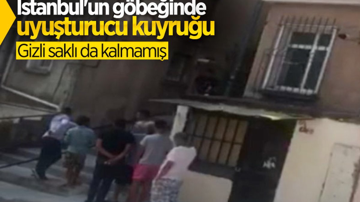 İstanbul'da uyuşturucu kuyruğu: Polis baskın düzenledi