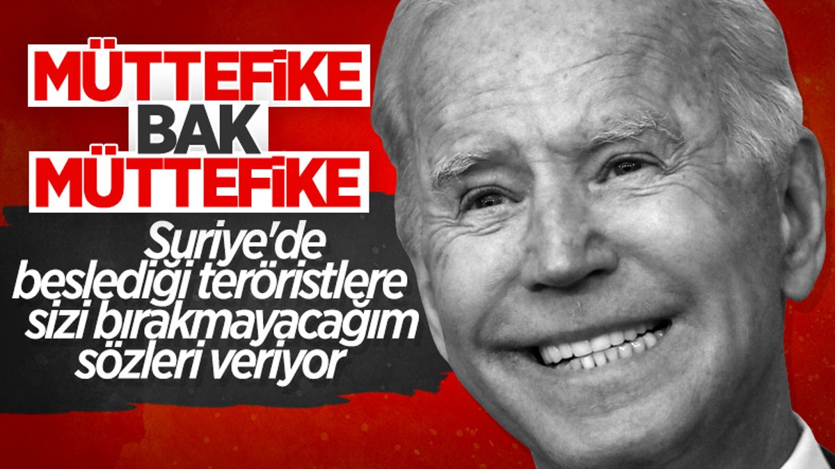 Terörist Mazlum Kobani'ye Joe Biden'dan söz: Sizi terk etmeyeceğiz