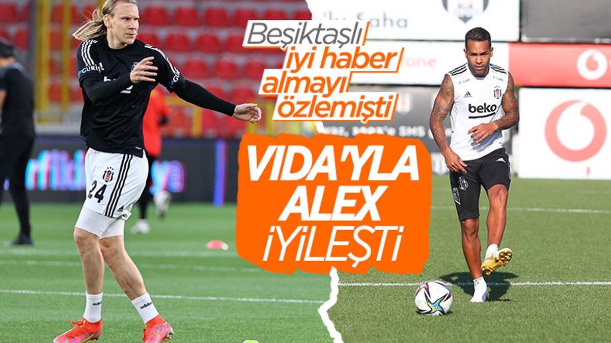Beşiktaş'ta Vida ve Teixeira antrenmanlara başladı