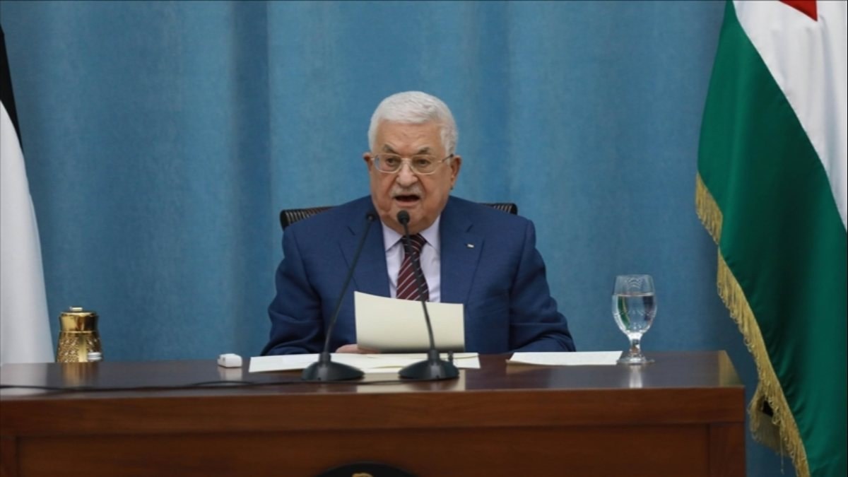 Filistin Devlet Başkanı Mahmud Abbas, İsrail heyeti ile görüştü