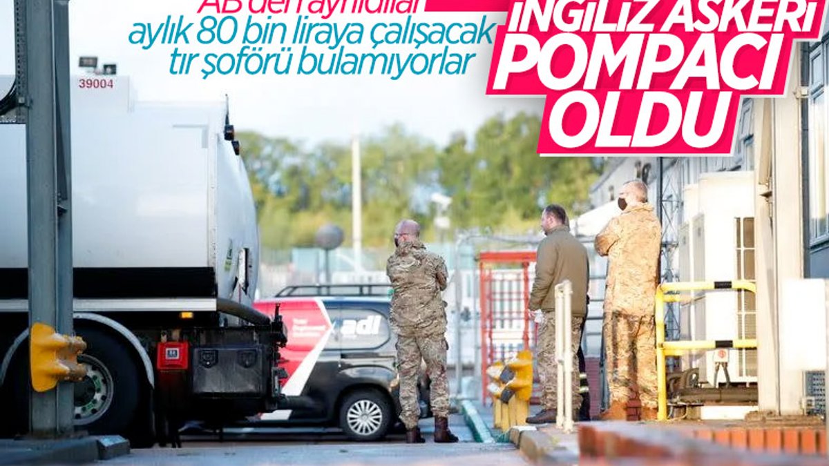 İngiltere'de yakıt tedariki sorununa karşı askerler devrede