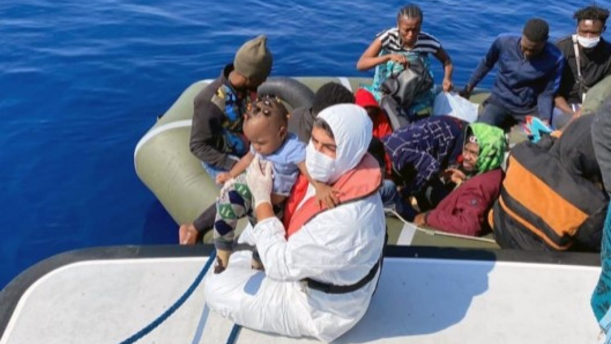 Muğla’da 131 düzensiz göçmen kurtarıldı
