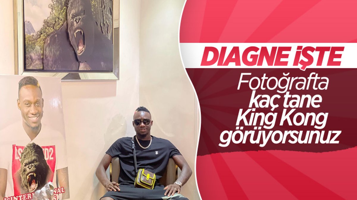 Diagne'den yeni paylaşım: Fotoğrafta kaç tane King Kong var