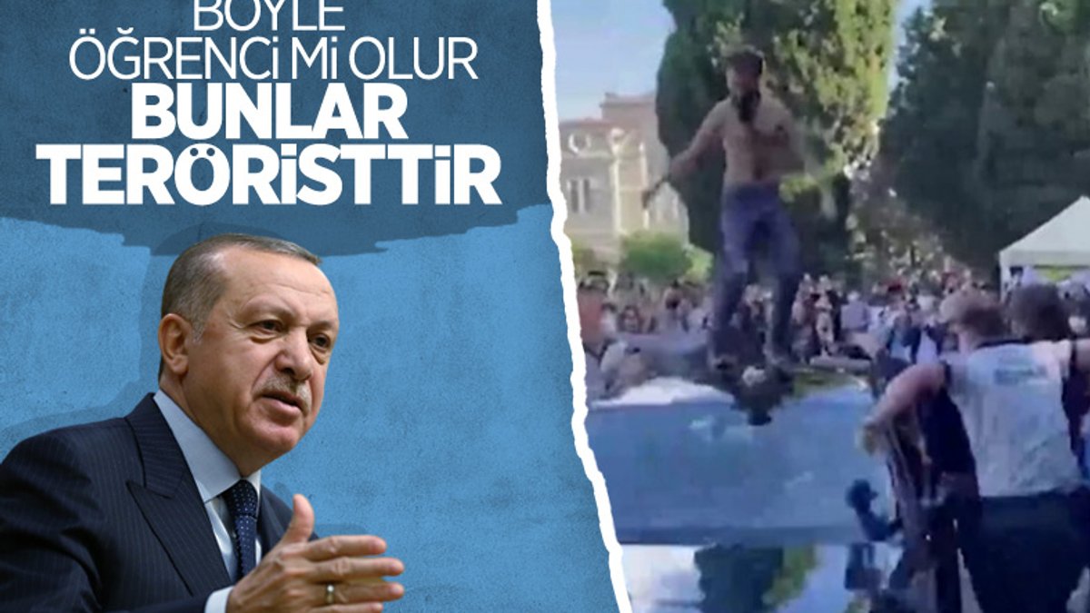 Cumhurbaşkanı Erdoğan'dan Boğaziçi Üniversitesi'ndeki olaylara tepki