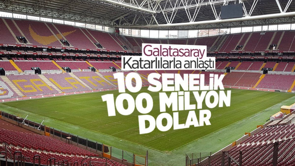 Galatasaray'a Katarlı stat sponsoru