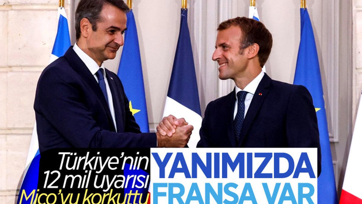 Kiryakos Miçotakis: Türkiye saldırırsa Fransa yardımımıza koşacak