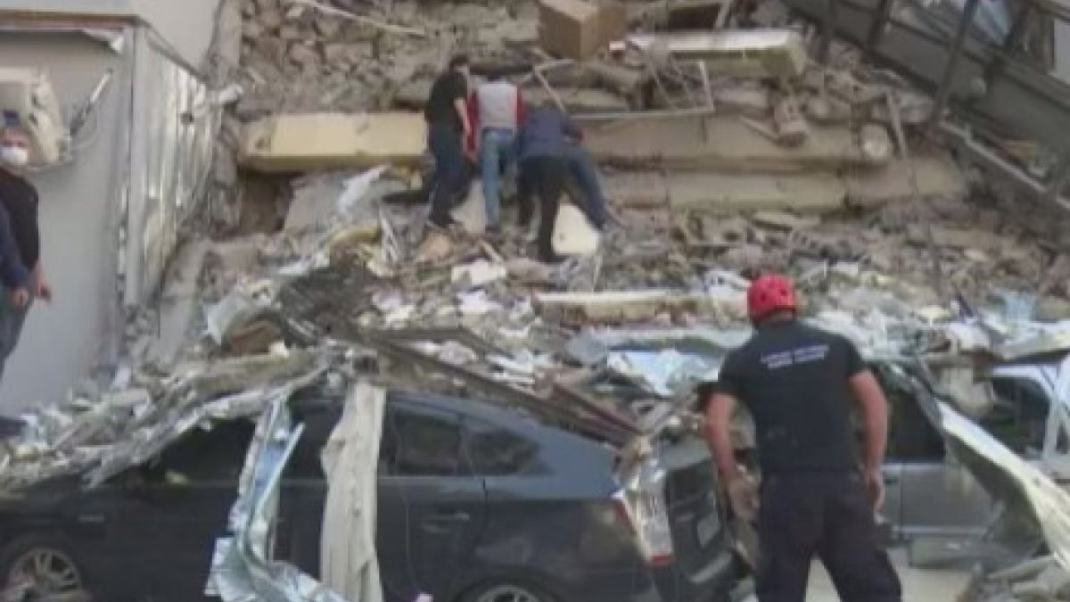 Gürcistan'da 5 katlı bina çöktü