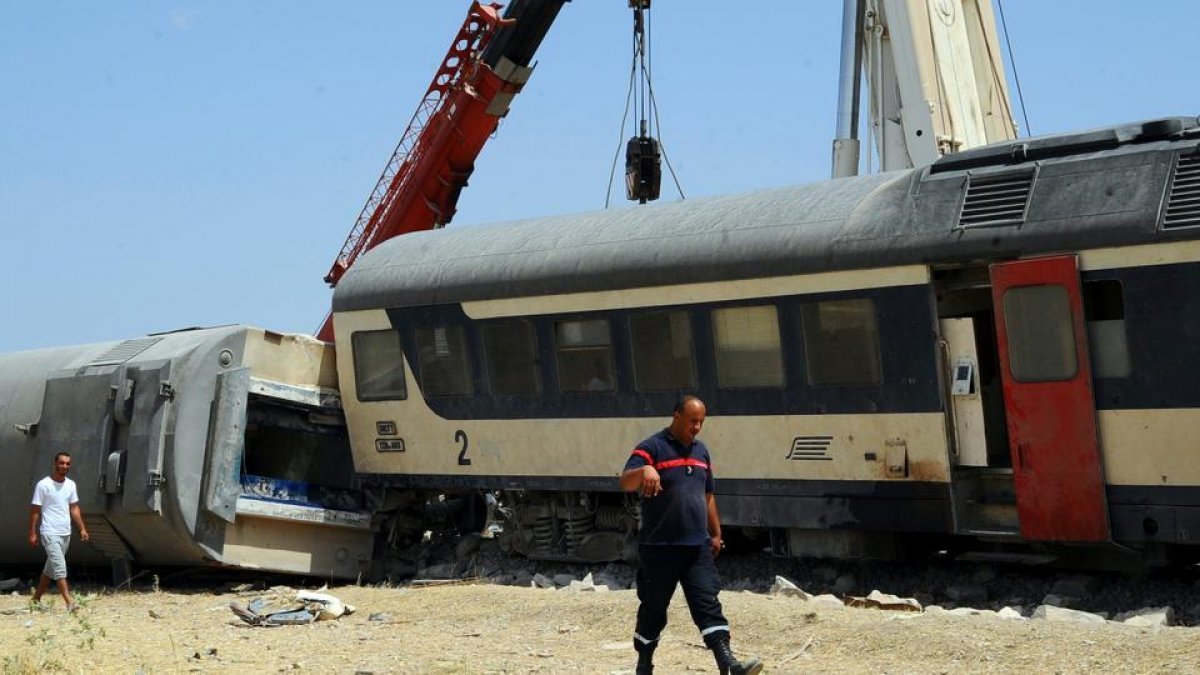 Tunus'taki tren kazasında 33 kişi yaralandı