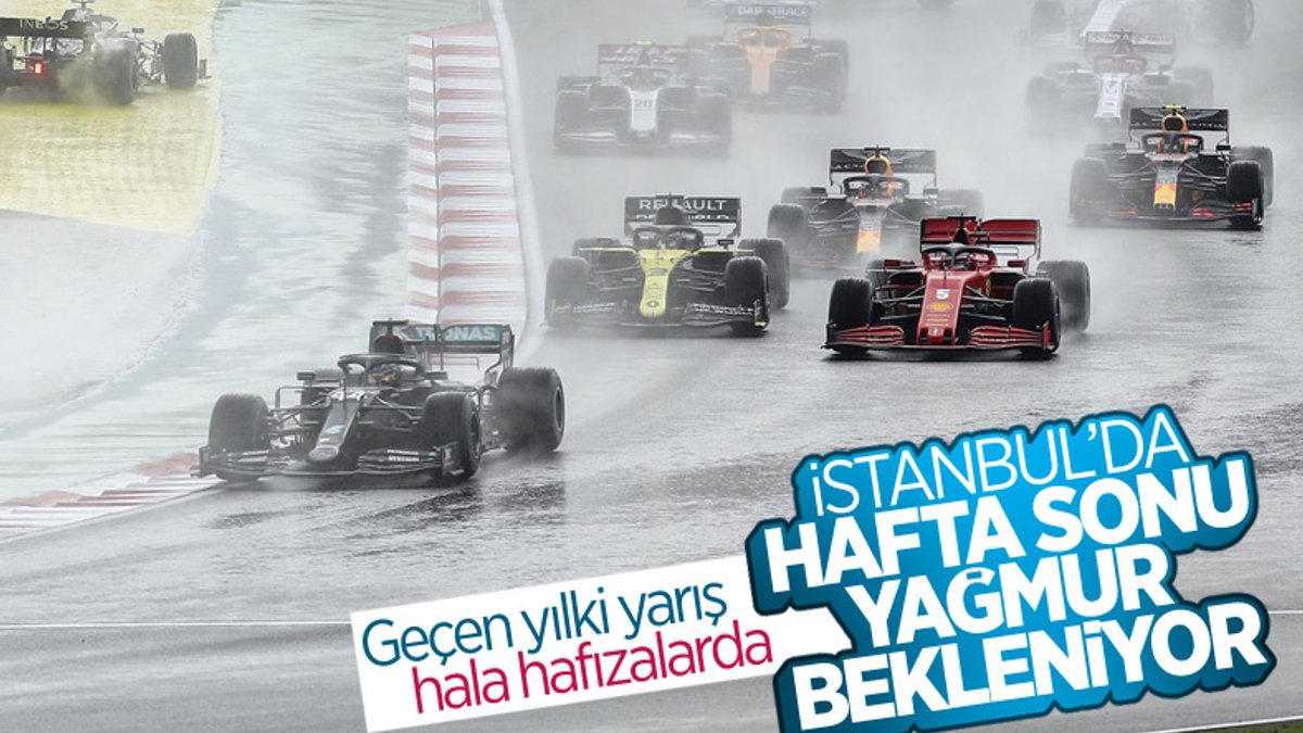 İstanbul Grand Prix'inde yağmur bekleniyor
