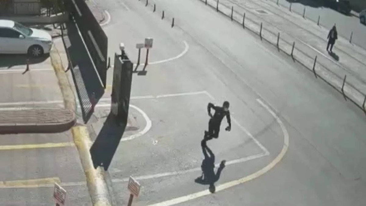 Konya’da, avukata silahla saldıran şahısların yakalanma anları kamerada