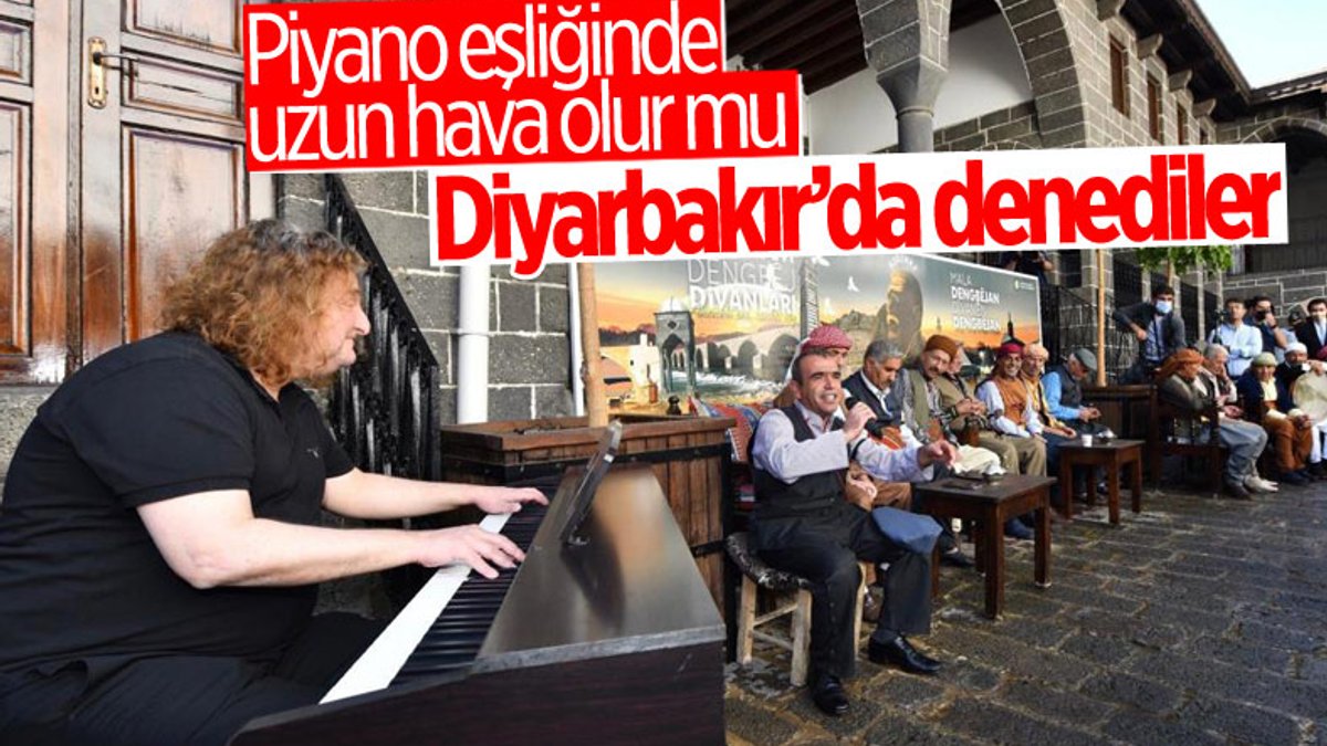 Diyarbakır’da piyano eşliğinde uzun hava denemesi