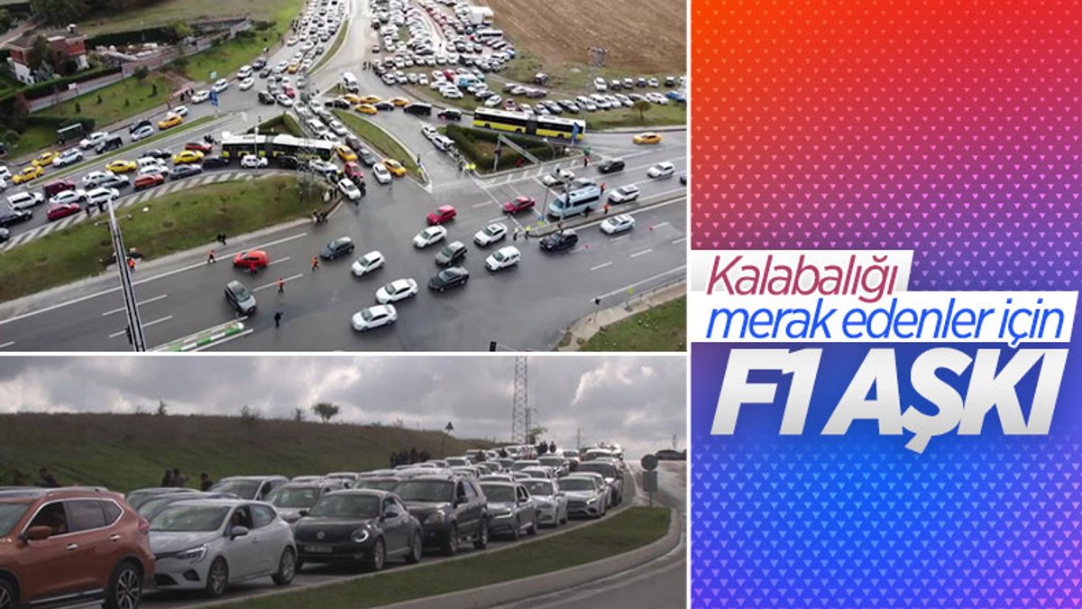 İstanbul'daki Formula 1 organizasyonu trafik yoğunluğuna neden oldu