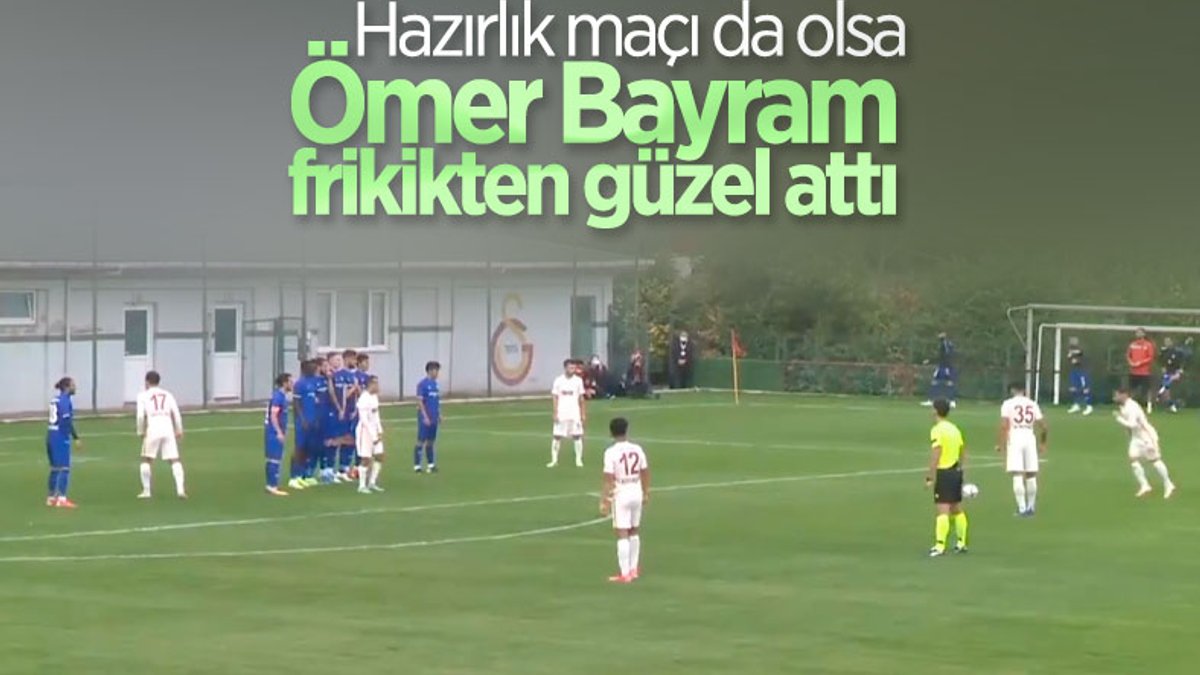 Ömer Bayram'dan Tuzla'ya frikik golü